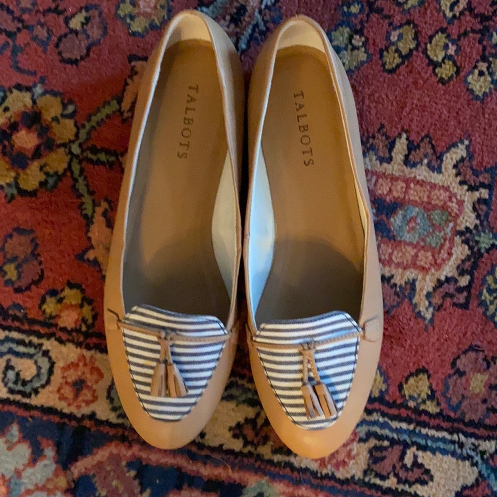 Talbots tassel flats